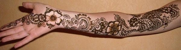 Full arm Henna / Mehndi tattoo designs idea
