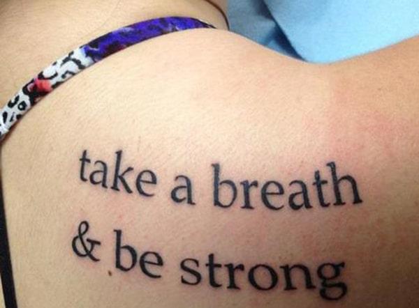 Take a breath & be strong