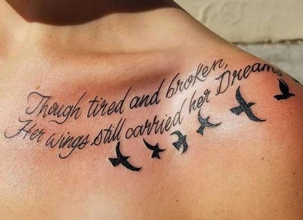 Though tired and broken, her wings still carried her dreams