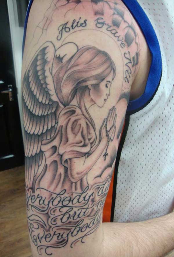 angel tattoos for guys