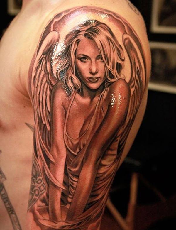 beautiful angel tattoos