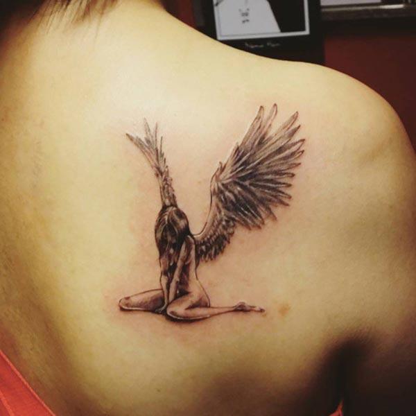 angel tattoo designs for girls