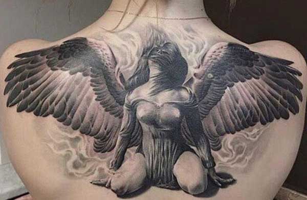 angel tattoos for women