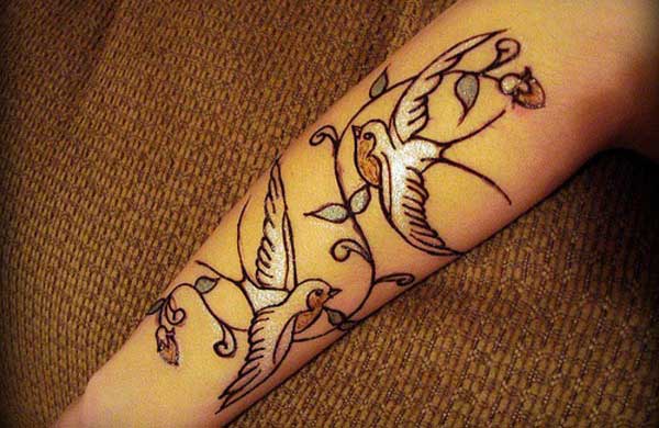 bird tattoos for girls