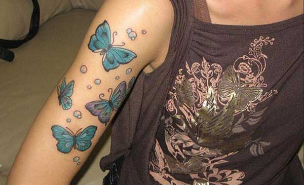 beautiful butterfly tattoos