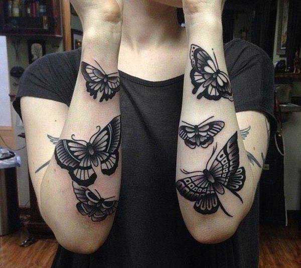 cute butterfly tattoos