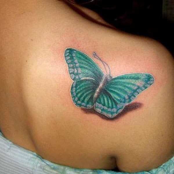 butterfly back tattoos