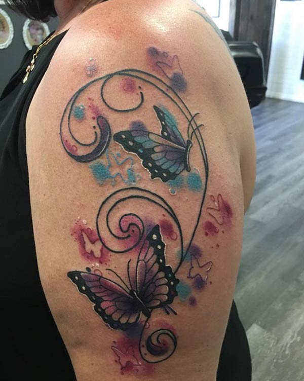 pictures of butterfly tattoos