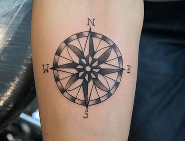 compass tattoo