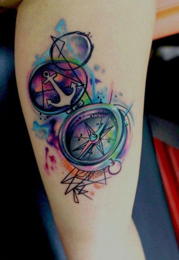 best compass tattoos