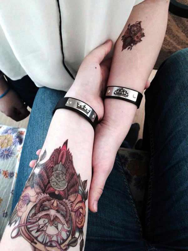 cool couple tattoos