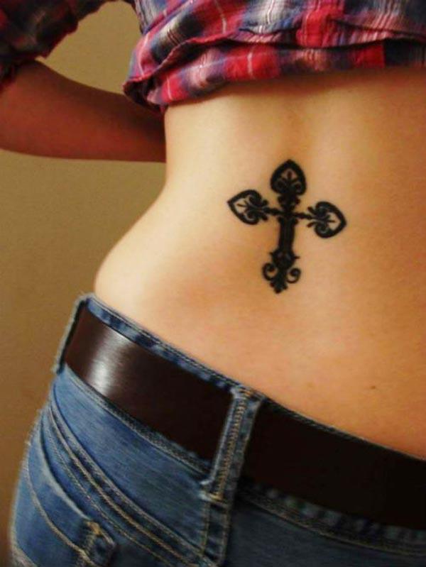black cross tattoos
