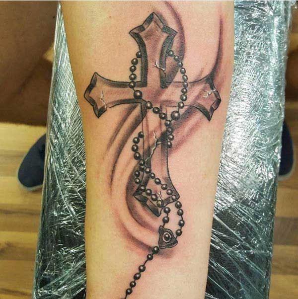 beautiful cross tattoos