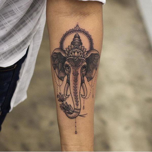 elephant tattoo 04