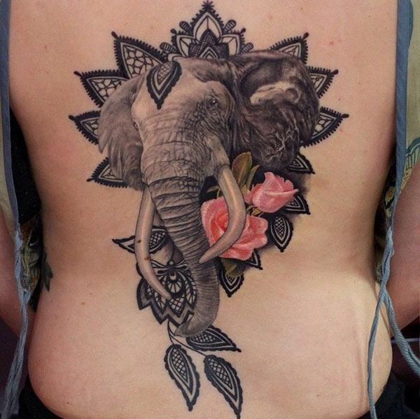 elephant tattoo pic