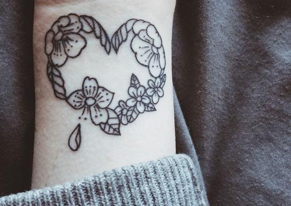 love heart tattoo