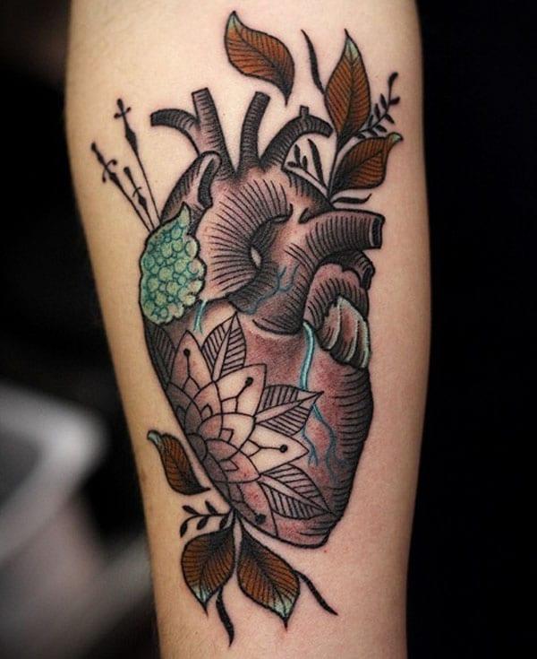 Best 24 Heart Tattoos Design Idea For Men and Women Tattoos Ideas