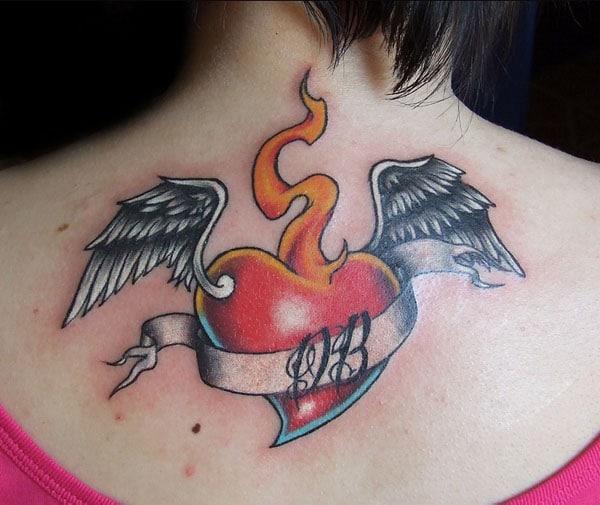 love heart tattoo designs