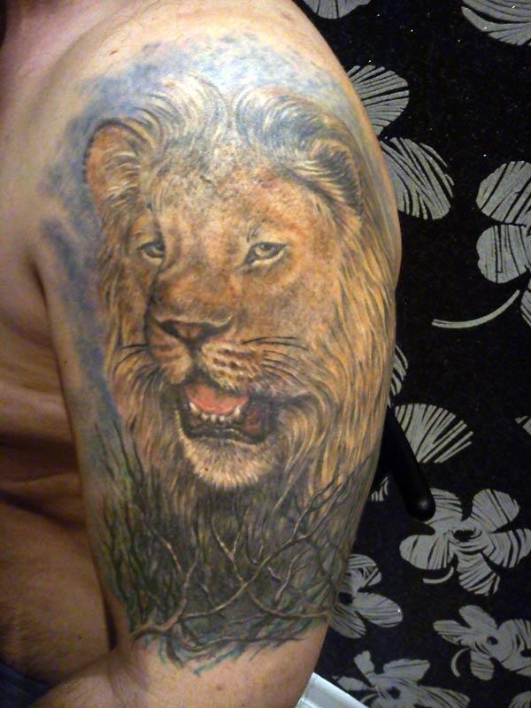 tattoos of lions