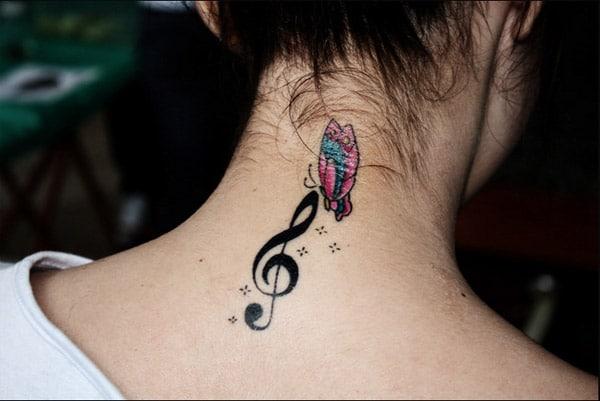 tattoos for women music