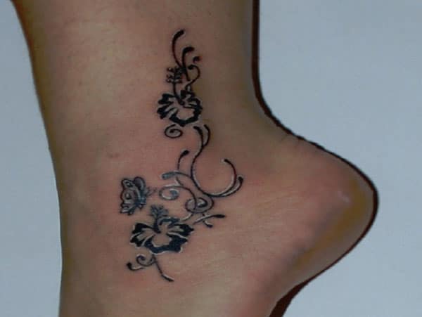 ankle tattoos for women