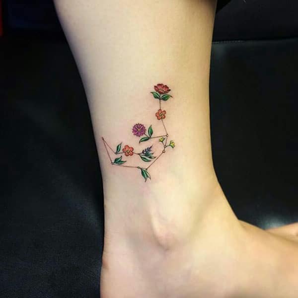 ankle tattoos for girls