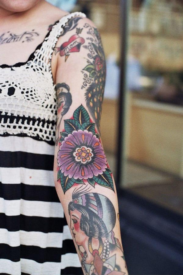 arm tattoos for girls