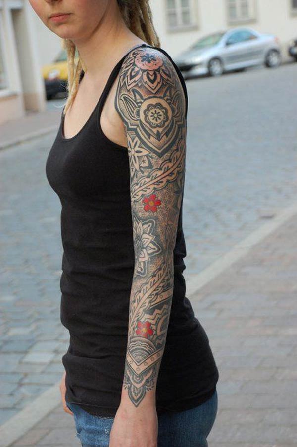 girl arm tattoos