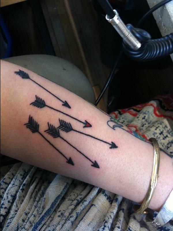black arrow tattoos