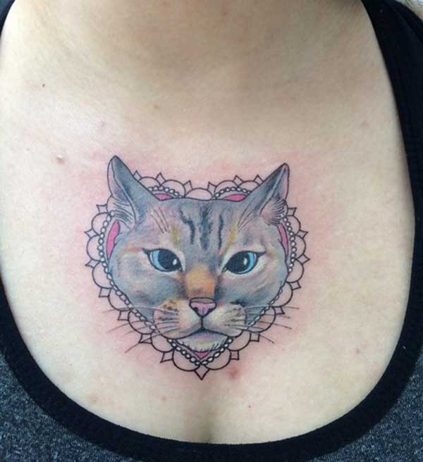 nice cat tattoos