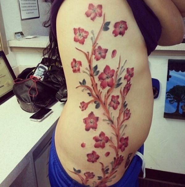 cherry blossom tree tattoo designs