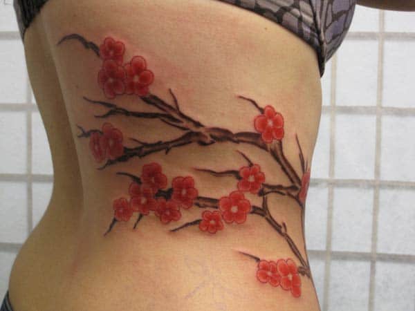 lovely cherry blossom tattoos
