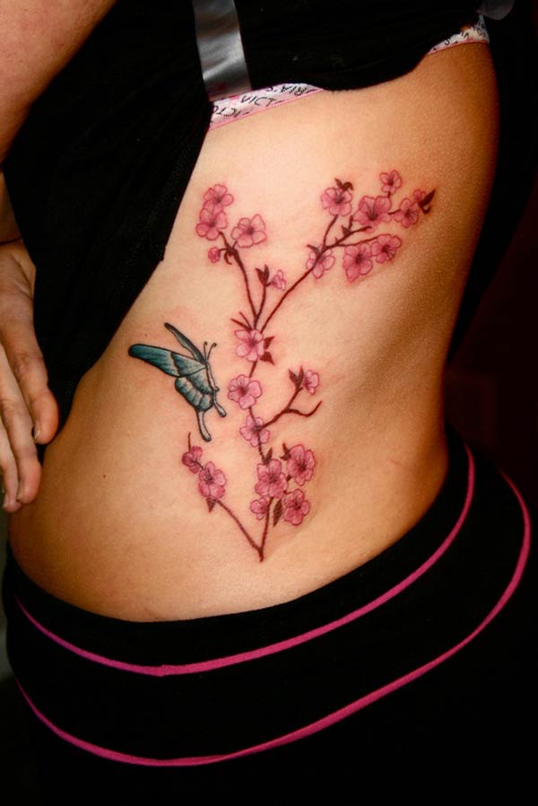 beautiful cherry blossom tattoos