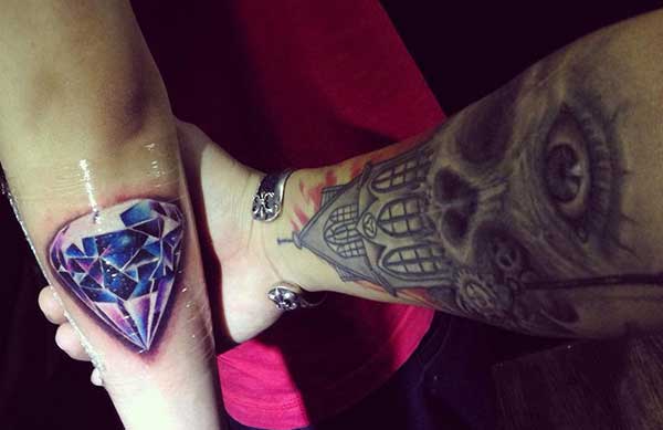 awesome diamond tattoos