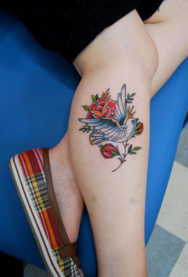 beautiful dove tattoos