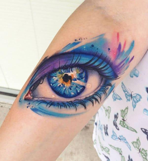 beautiful eye tattoos