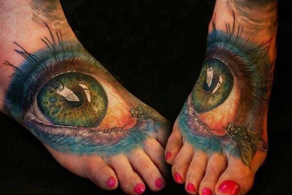 eye tattoo for ladies