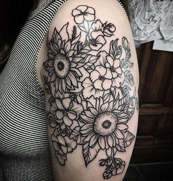 flower tattoo images