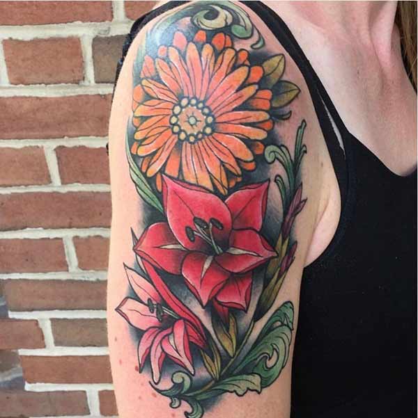 flower tattoo for women