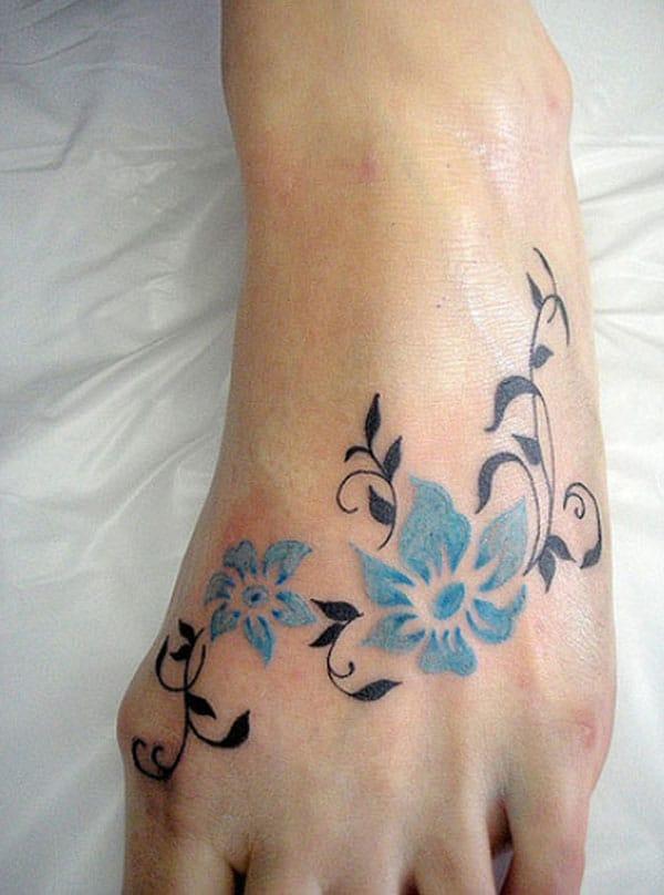 foot tattoos for women