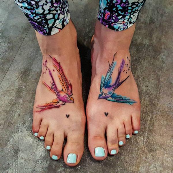 amazing foot tattoos