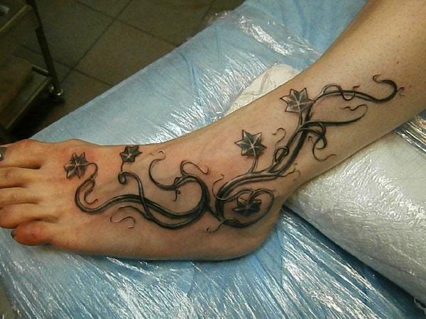 foot tattoos for ladies