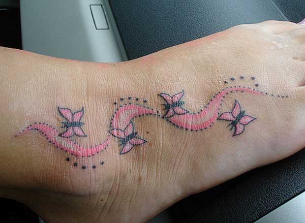 female foot tattoos