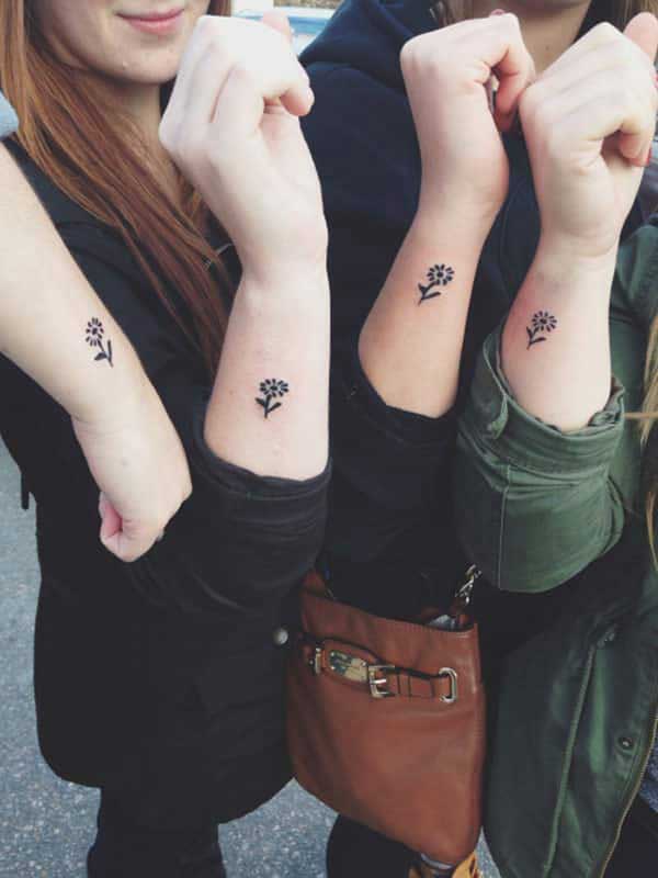 girls friendship tattoos
