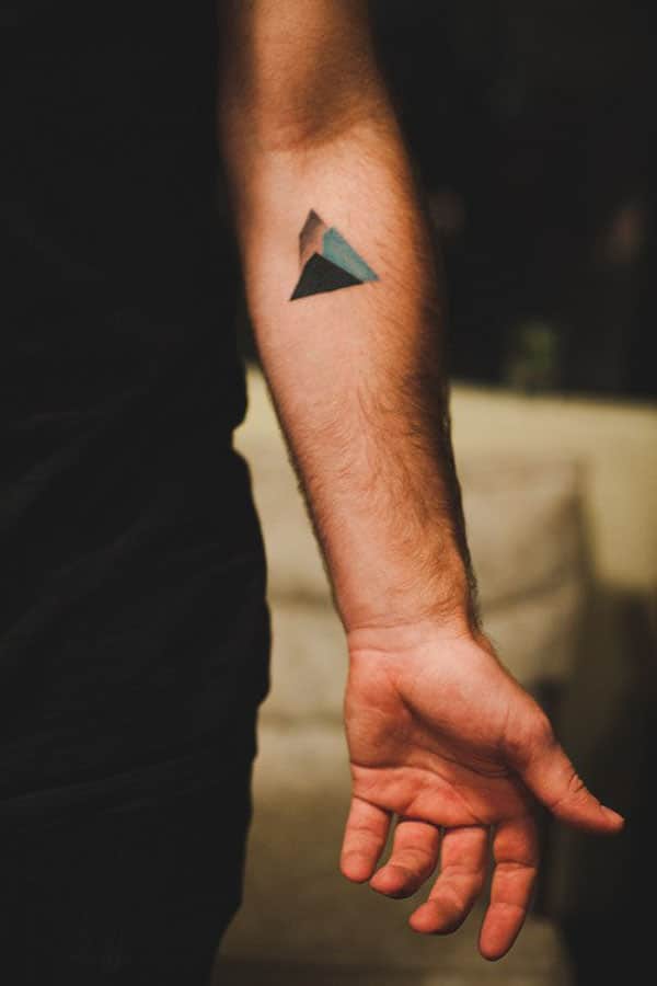 small geometric tattoos