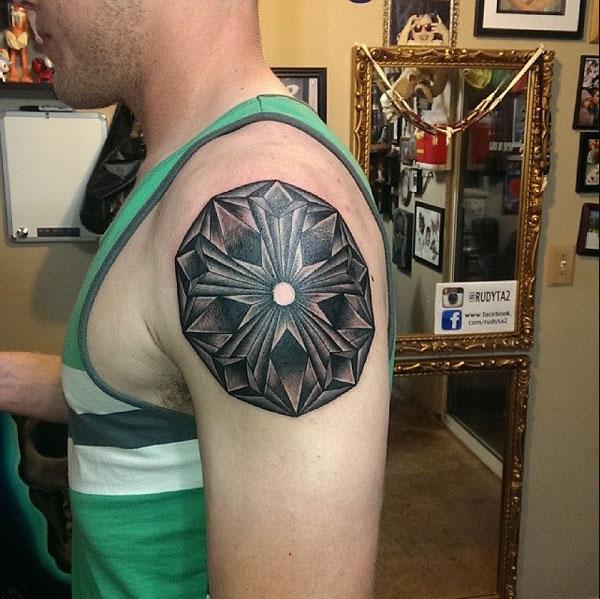 geometric designs tattoos