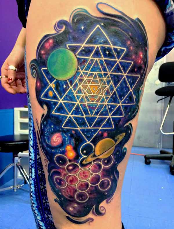 cool geometric tattoos