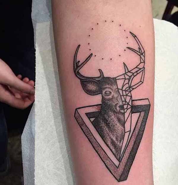 geometric tattoo for girls