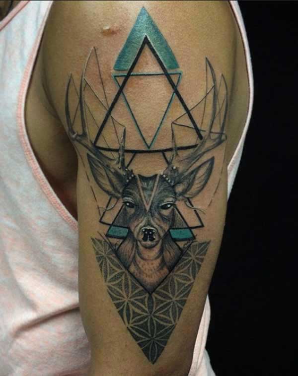 geometric tattoos for men