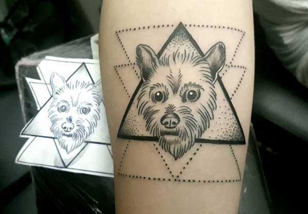 geometric design tattoos